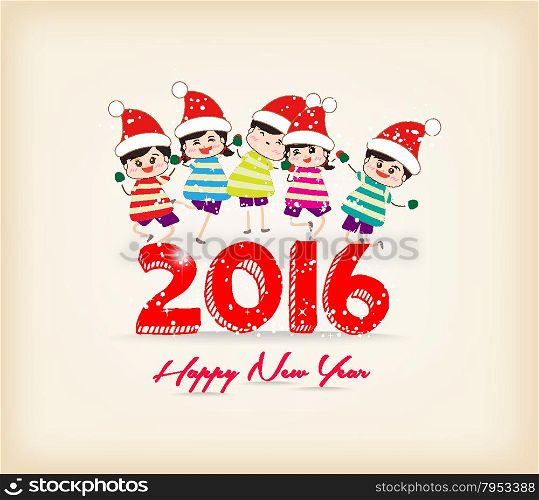 happy new year with kids funny