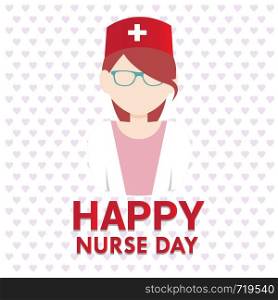 Happy Nurse day design vector