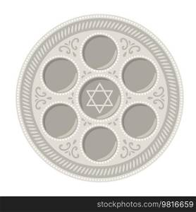 Happy Pesach Jewish Passover plate illustration. Holiday background with celebration traditional symbols.. Happy Pesach Jewish Passover plate illustration. Holiday background with traditional symbols.
