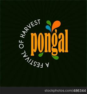 Happy Pongal Background. Vector Illustration