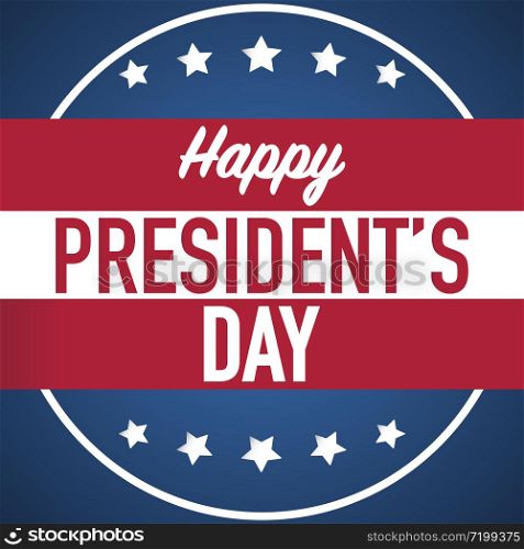 happy president&rsquo;s day poster banner design template vector