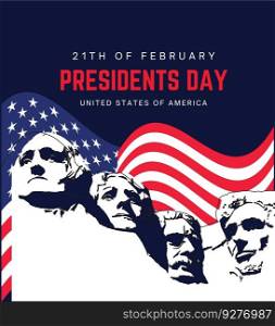 Happy presidents day background Royalty Free Vector Image