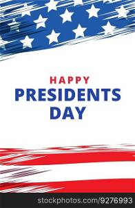 Happy presidents day background Royalty Free Vector Image
