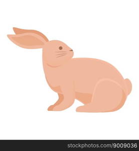 Happy rabbit icon cartoon vector. Breed mammal. Rodent domestic. Happy rabbit icon cartoon vector. Breed mammal