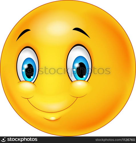 Happy smiley emoticon — Stockphotos.com