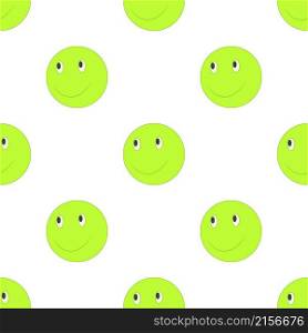 Happy smiley emotpattern seamless background texture repeat wallpaper geometric vector. Happy smiley emotpattern seamless vector