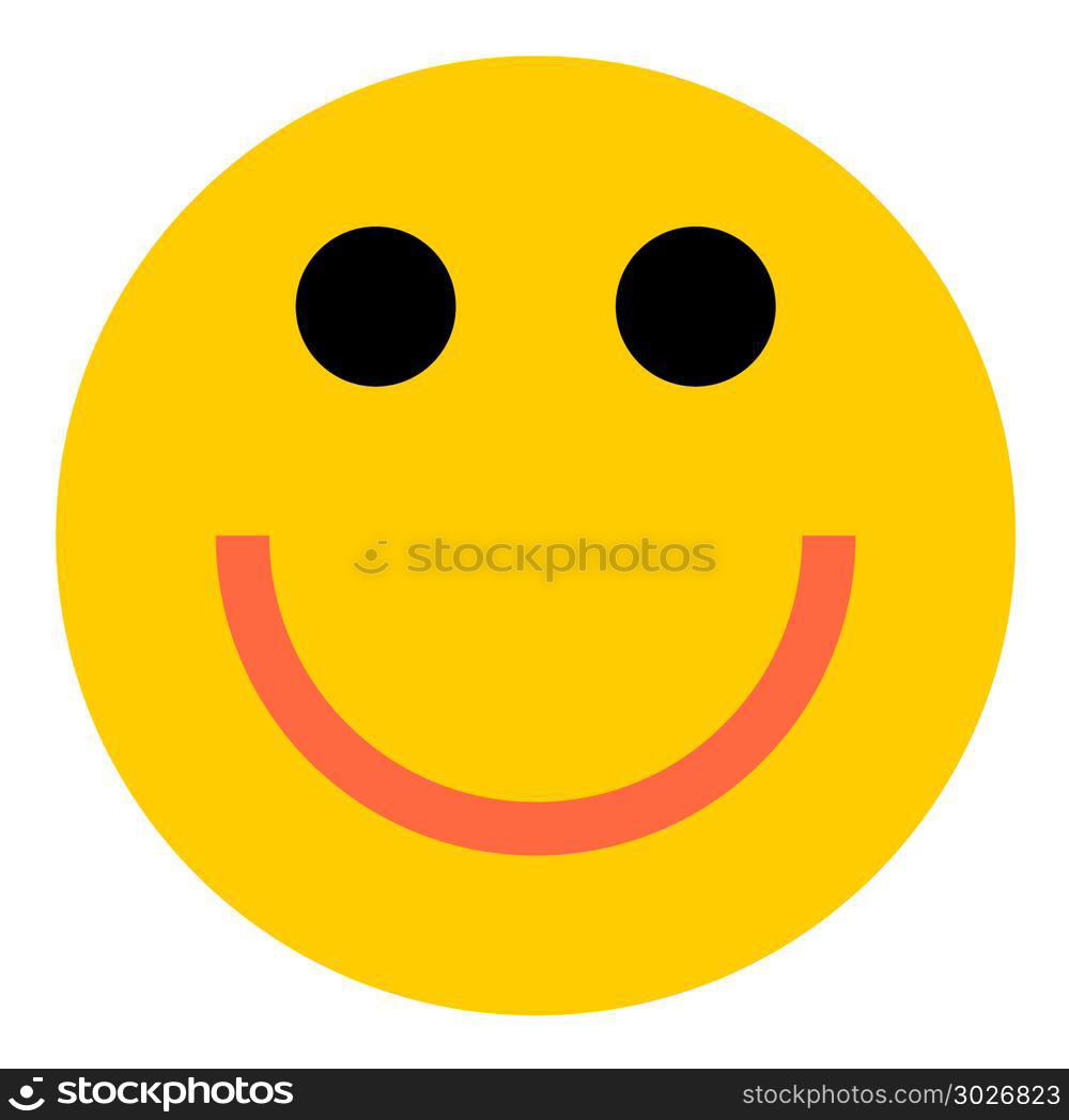 Happy Smiley Smiling Face Flat Style. Use It In All Your Designs ...