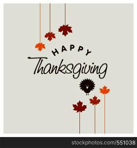 Happy Thanks giving day design vector