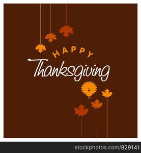 Happy Thanks giving day design vector