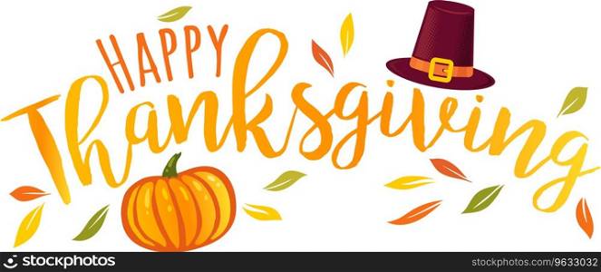 Happy thanksgiving day Royalty Free Vector Image
