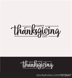 Happy Thanksgiving Day typography vector design for greeting cards