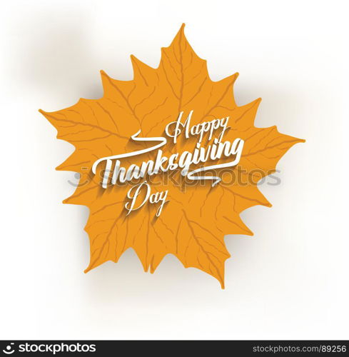 Happy Thanksgiving Holiday. Autumn background vector illustration