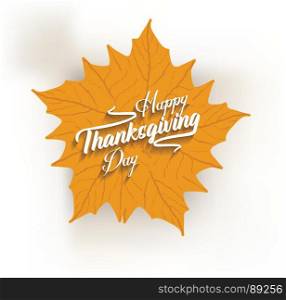 Happy Thanksgiving Holiday. Autumn background vector illustration