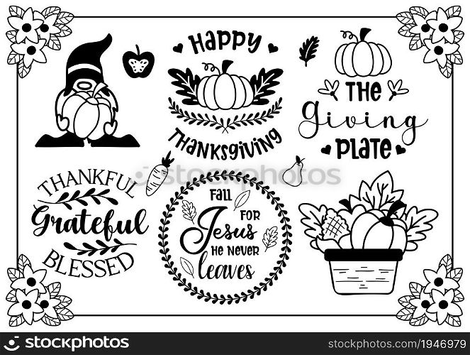 happy thanksgiving illustration Vector for banner, poster, flyer