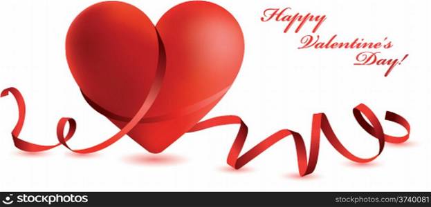 Happy Valentine Day Heart Vector