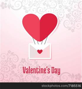 Happy Valentine&rsquo;s day , Illustration of love, Valentine&rsquo;s day set. Greeting card, poster, flyer, banner design.