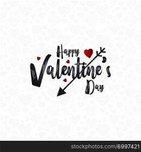 Happy Valentine&rsquo;s Day Lettering background