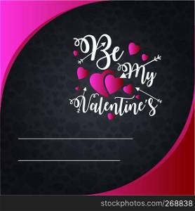 Happy Valentine’s Day Invitation Card Design