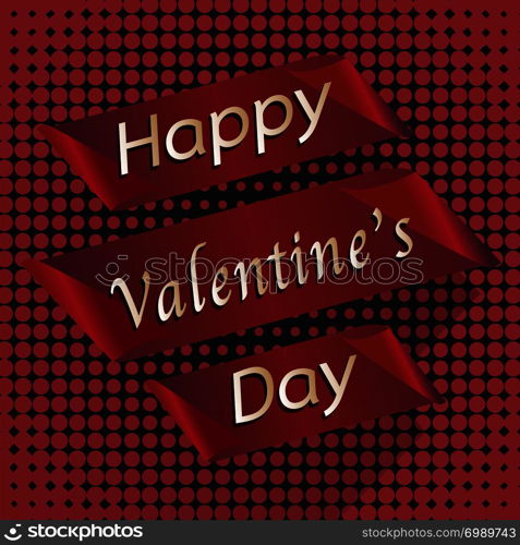 Happy valentines day abstract background, stock vector