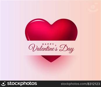 happy valentines day beautiful card design background