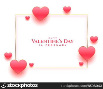 happy valentines day beautiful wishes card design