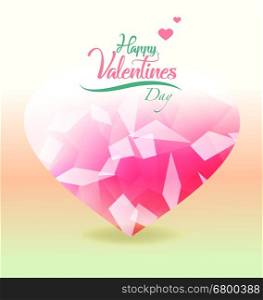Happy Valentines Day card. love romantic background