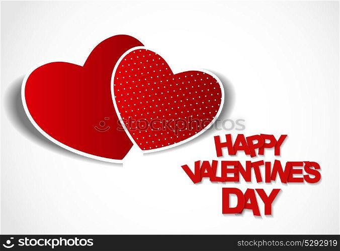 Happy Valentines Day Card. Vector Illustration EPS10. Happy Valentines Day Card. Vector Illustration