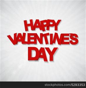 Happy Valentines Day Card. Vector Illustration. EPS10. Happy Valentines Day Card. Vector Illustration