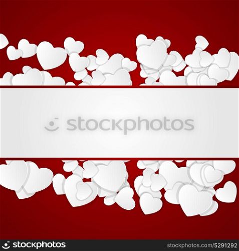Happy Valentines Day Card with Heart. Vector Illustration. EPS10. Happy Valentines Day Card with Heart. Vector Illustration