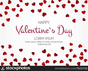 Happy Valentines Day Card with Heart. Vector Illustration eps10. Happy Valentines Day Card with Heart. Vector Illustration