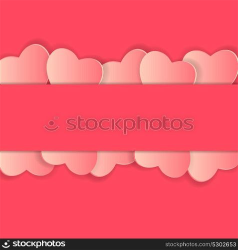 Happy Valentines Day Card with Heart. Vector Illustration. o2016-01-29-20