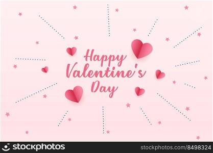 happy valentines day celebration card design