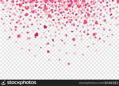 happy valentines day celebration confetti background