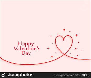 happy valentines day minimal sparkling heart background