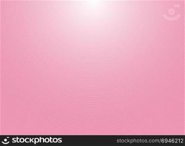 Happy valentines day pink background with white lighting radius lines texture. Vector illustration