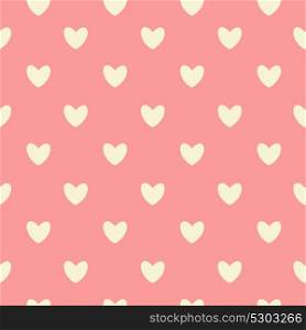 Happy Valentines Day Seamless Pattern Background with Heart. Vector Illustration. EPS10. Happy Valentines Day Seamless Pattern Background with Heart. Vec