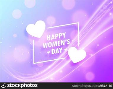 happy woman’s day greeting design background for march 8