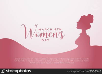 happy women’s day concept background design