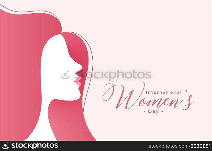 happy womens day card design