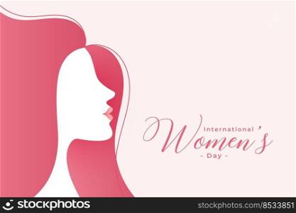 happy womens day card design