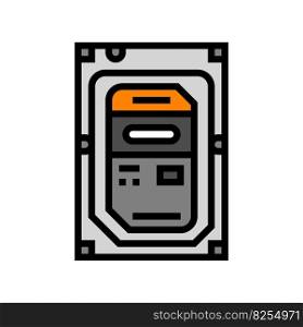 hard drive gaming pc color icon vector. hard drive gaming pc sign. isolated symbol illustration. hard drive gaming pc color icon vector illustration