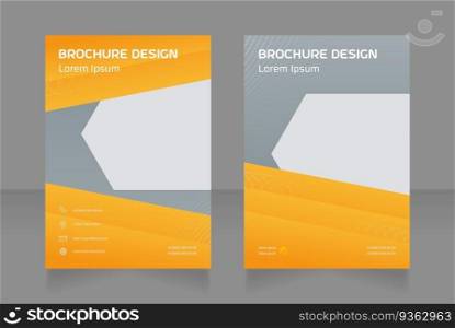 Hardware store blank brochure design. Template set with copy space for text. Premade corporate reports collection. Editable 2 paper pages. Astro Space Regular, Saira Light fonts used. Hardware store blank brochure design