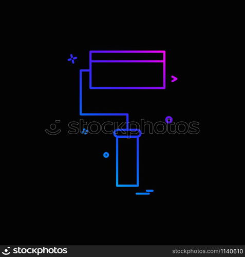 Hardware tool icon design vector