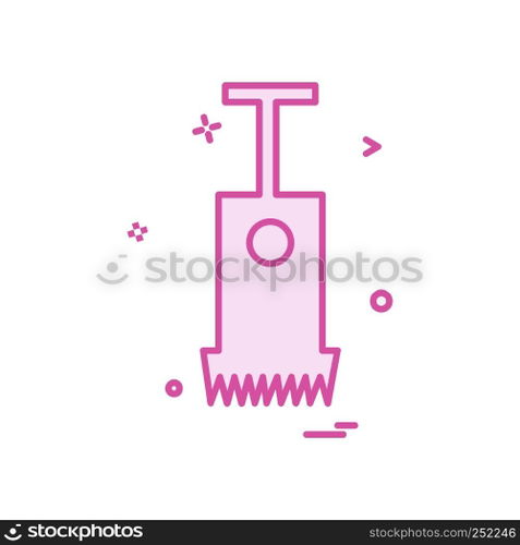 Hardware tools icon design vector