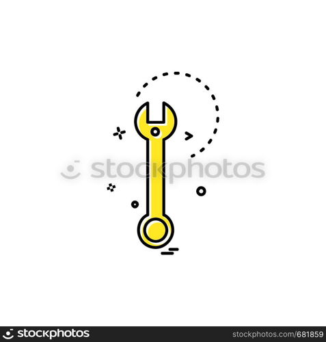 Hardware tools icon design vector