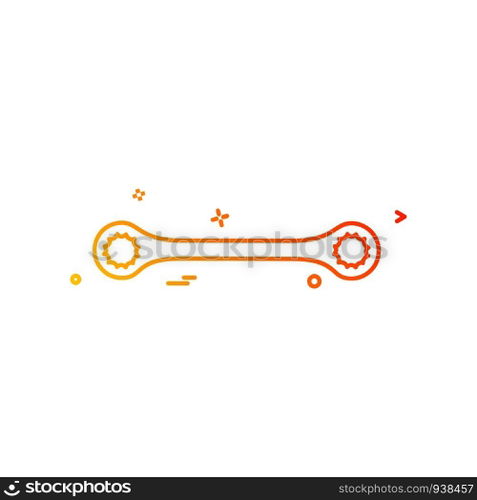 Hardware tools icon design vector