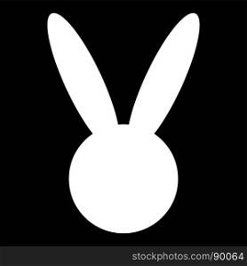 Hare or rabbit head icon .. Hare or rabbit head icon .