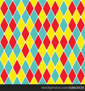 Harlequin parti-coloured seamless pattern 4.0. Color bright decorative background vector illustration.. Harlequin parti-coloured seamless pattern 4.0
