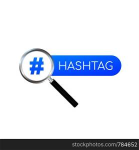 Hashtag, communication sign. Abstract illustration for your design on white background. Vector illustration.. Hashtag, communication sign. Abstract illustration for your design on white background. Vector stock illustration.