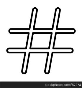 Hashtag icon .
